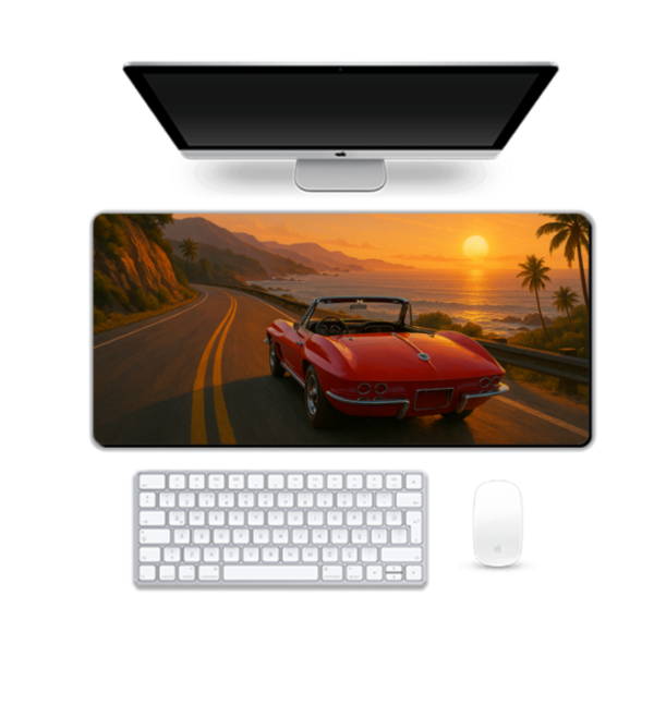 Printed Coastal Cruise Gaming Pad, 90 x 42 cm