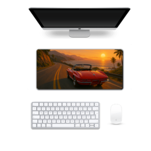 Printed Coastal Cruise Gaming Pad, 60 x 28 Cm