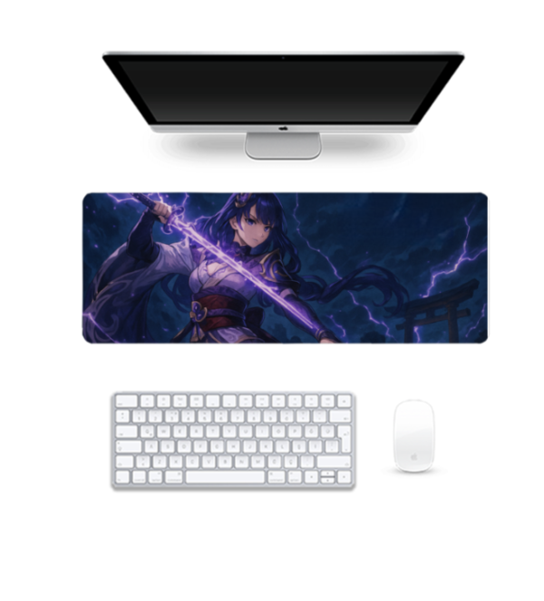 Printed Raiden Shogun Gaming Pad, 80 x 30 Cm