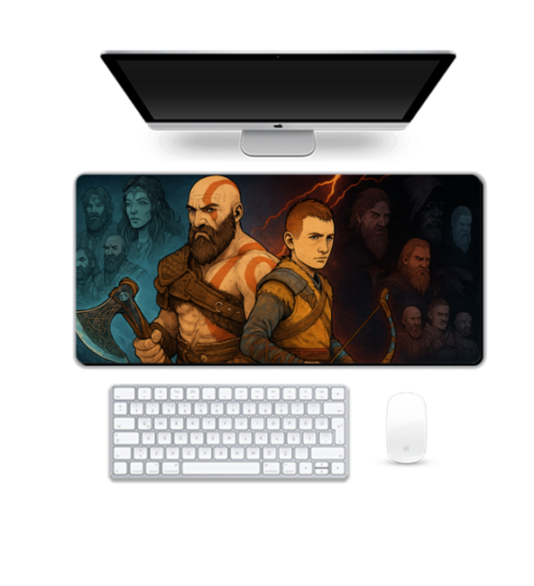 Printed Brotherhood Of Gods Gaming Pad, 90 x 42 cm
