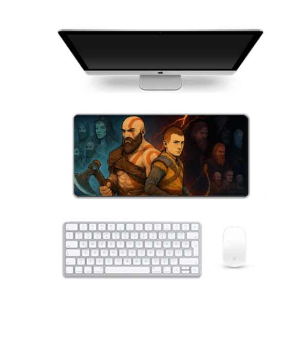 Printed Brotherhood Of Gods Gaming Pad, 60 x 28 Cm