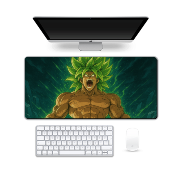 Anime Printed Broly Unleashed Gaming Pad, 90 x 42 cm
