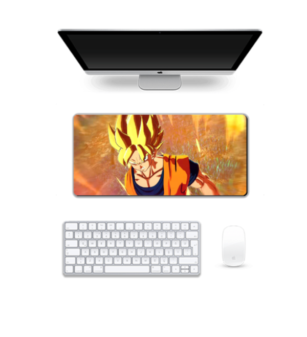 Anime Printed Goku Super Saiyan Gaming Pad, 60 x 28 Cm
