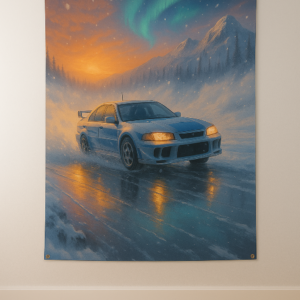 Sublimation Printed Frozen Torque Tapestry with Metal Grommets & Adhesive Screws, 54 x 84 inch