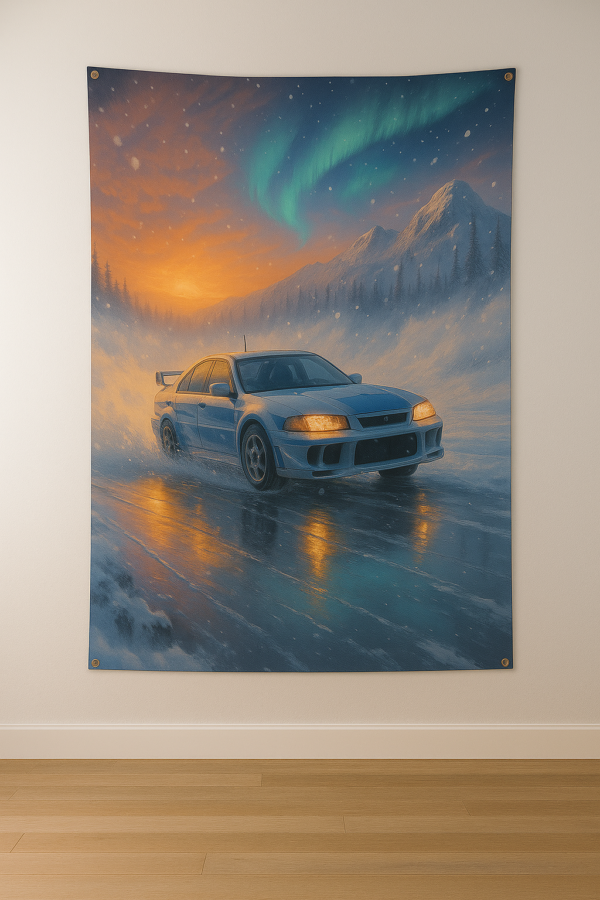 Sublimation Printed Frozen Torque Tapestry with Metal Grommets & Adhesive Screws, 54 x 84 inch