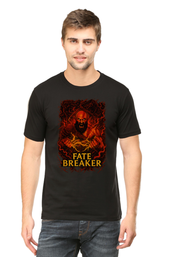 Cotton Printed Fate Breaker T-shirt for Men